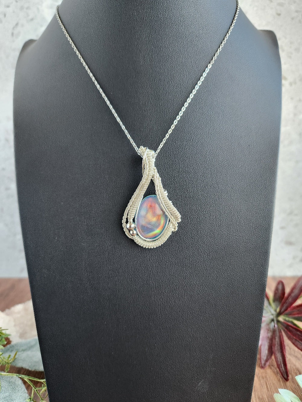 Aurora Opal Glow Pendant
