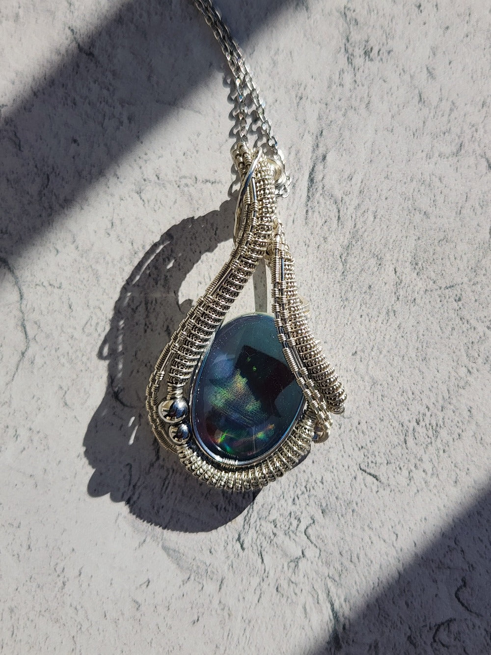 Aurora Opal Glow Pendant
