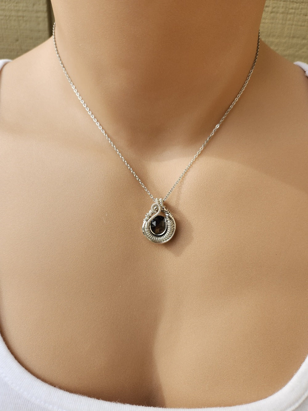 Golden Chocolate Sapphire Mini Pendant