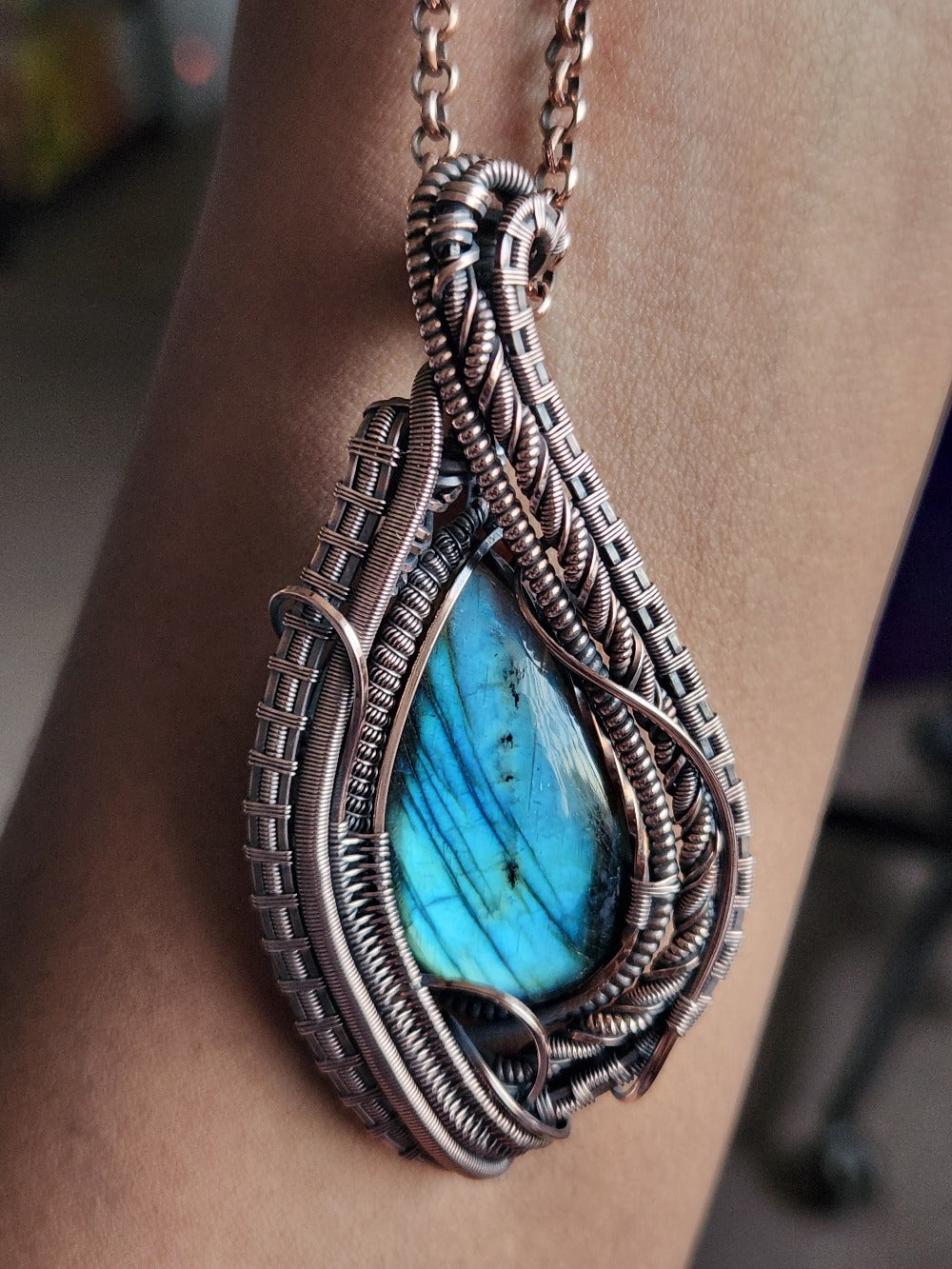 Blue Labradorite Pendant