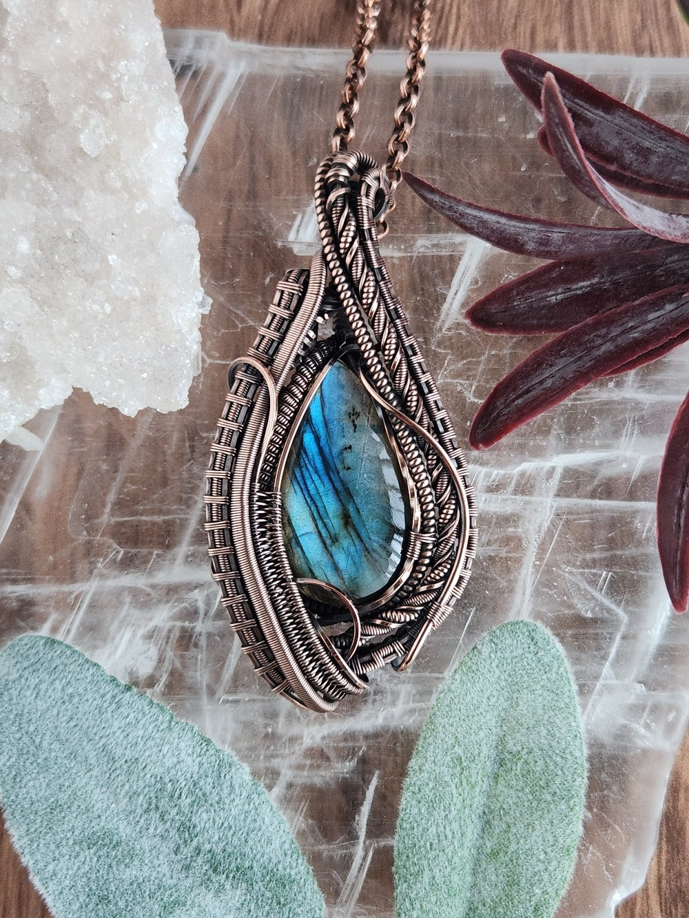 Blue Labradorite Pendant