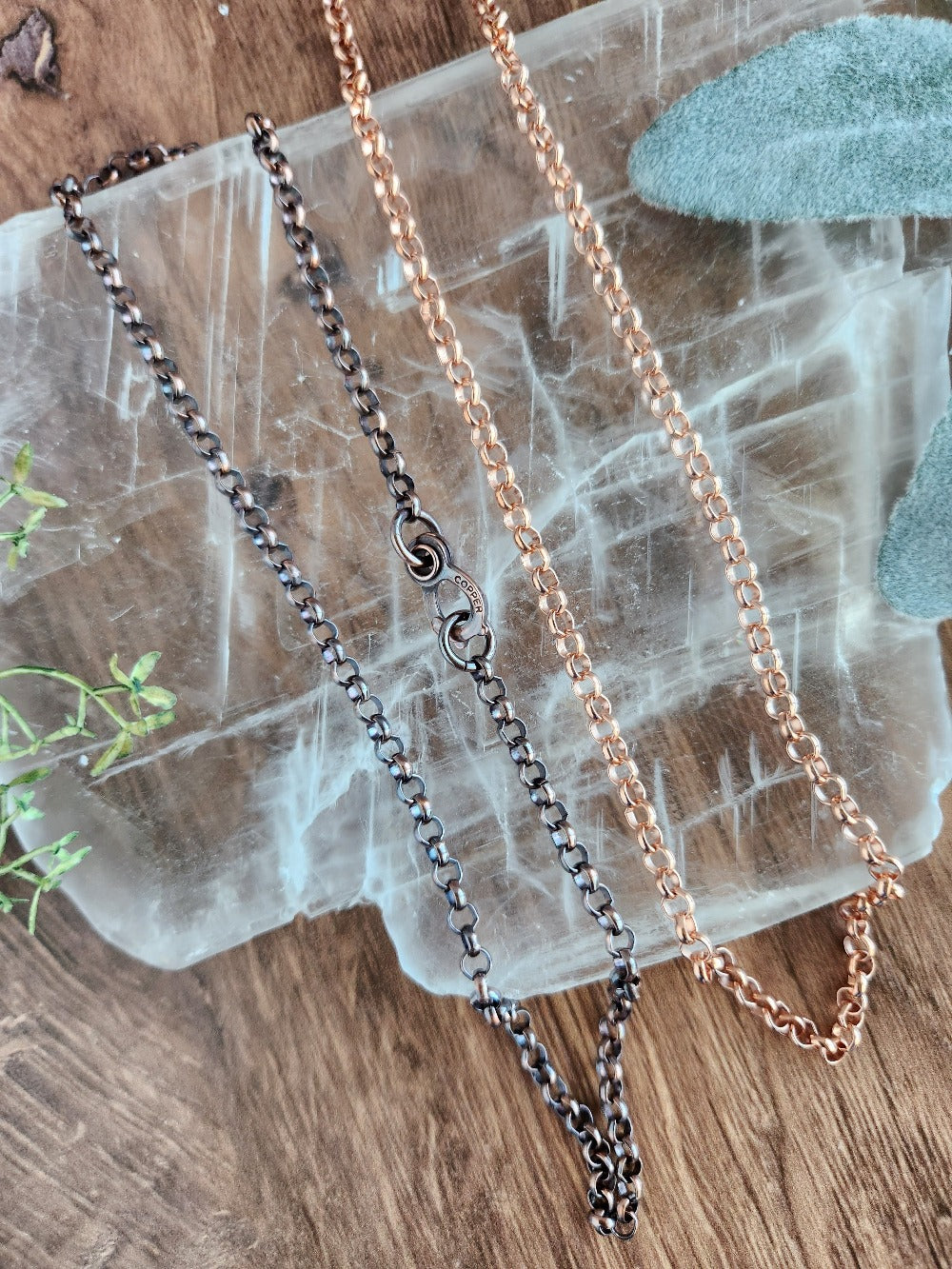 4.3mm Copper Rolo Chain