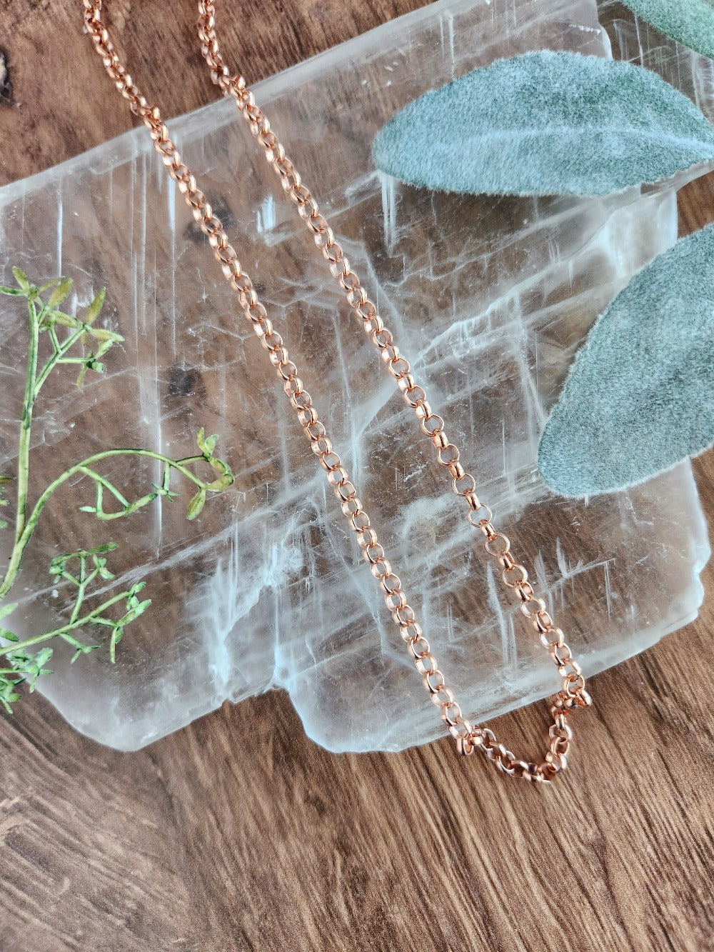 4.3mm Copper Rolo Chain