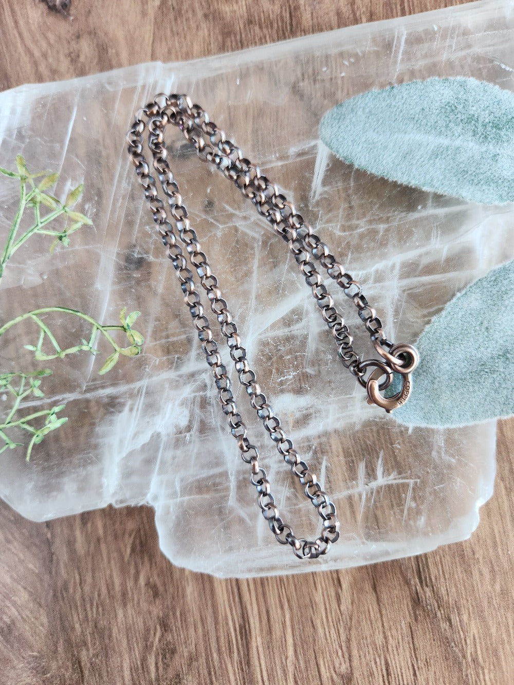 4.3mm Copper Rolo Chain