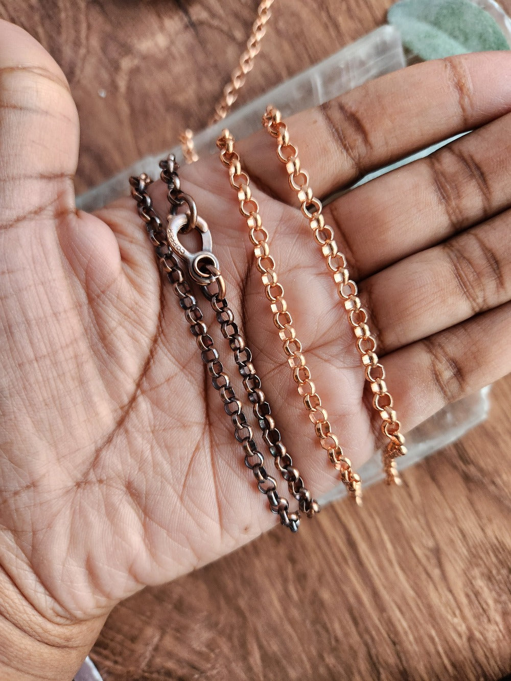 4.3mm Copper Rolo Chain