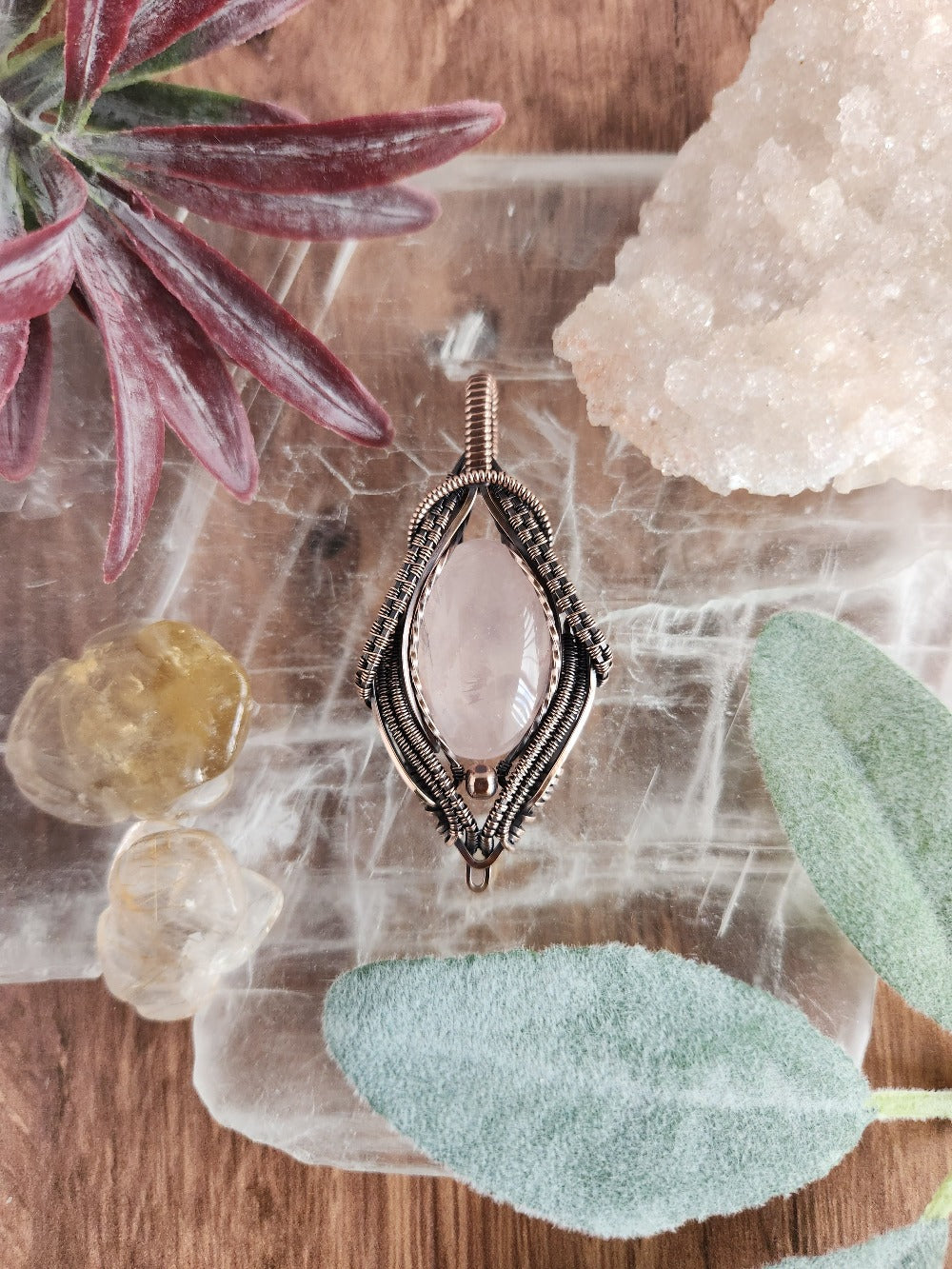 Rose Quartz Pendant