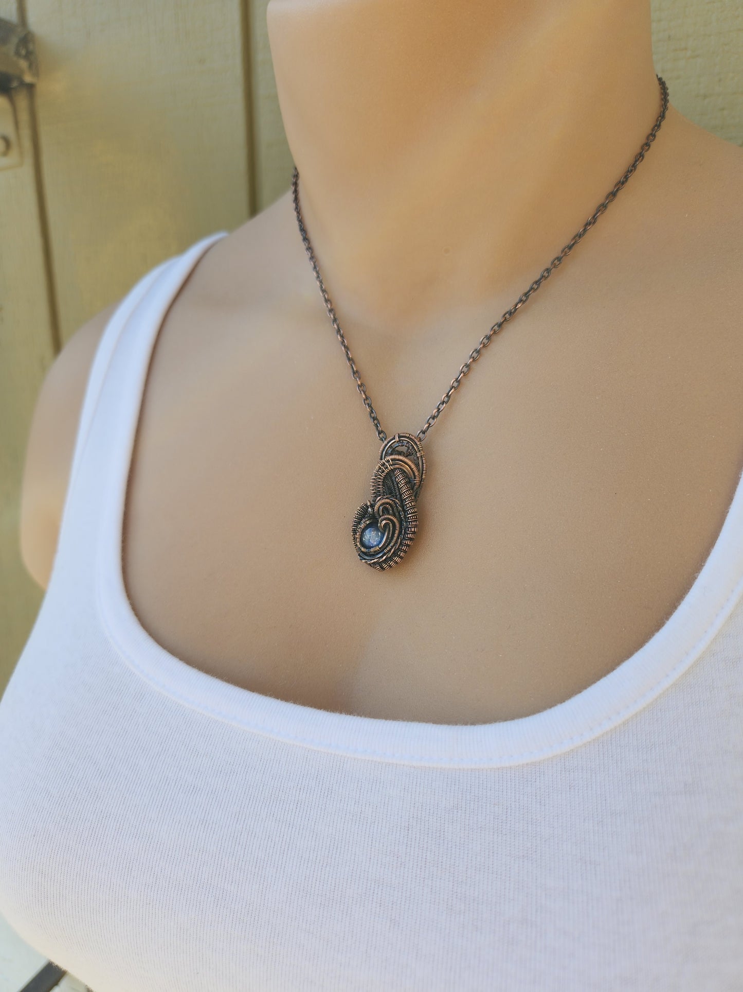 Blue Kyanite Mini Pendant