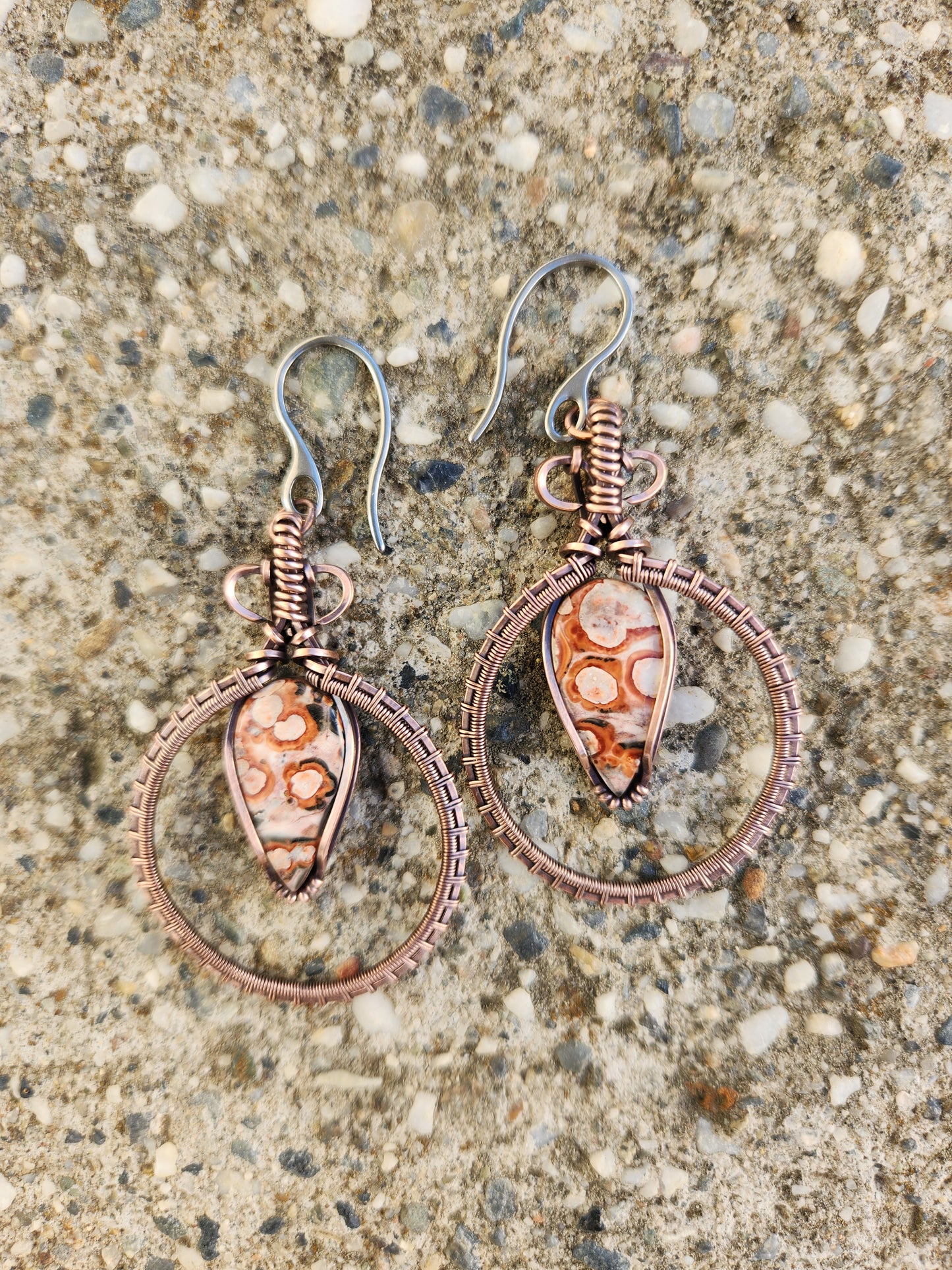 Leopard Skin Jasper Earrings