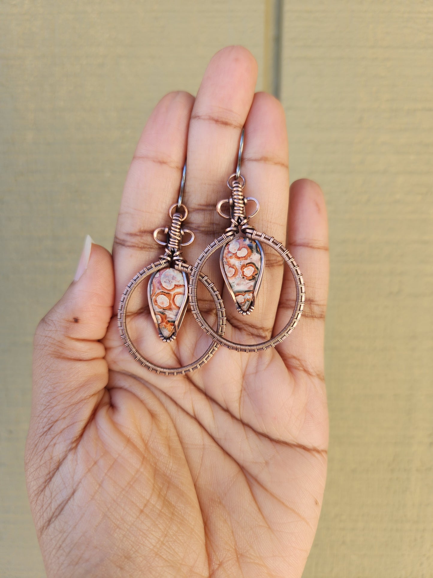 Leopard Skin Jasper Earrings