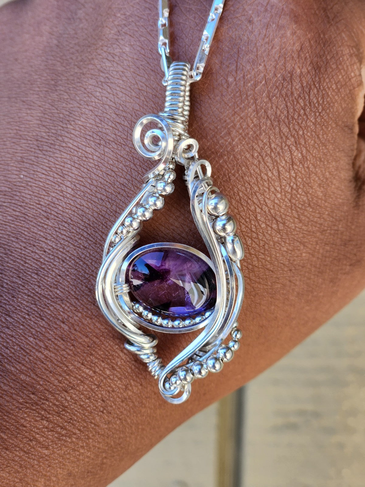 Star Amethyst in Silver
