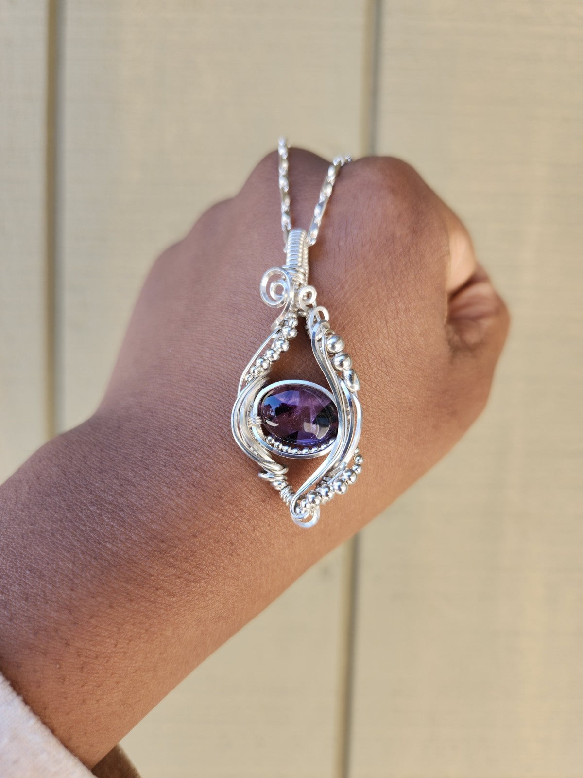 Star Amethyst in Silver
