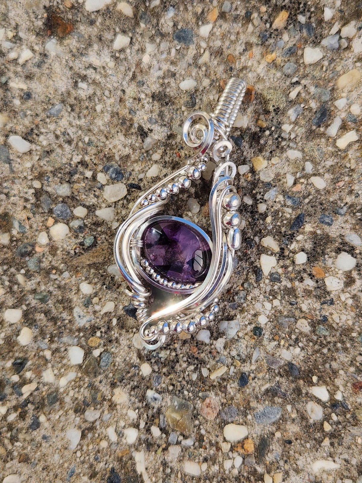 Star Amethyst in Silver