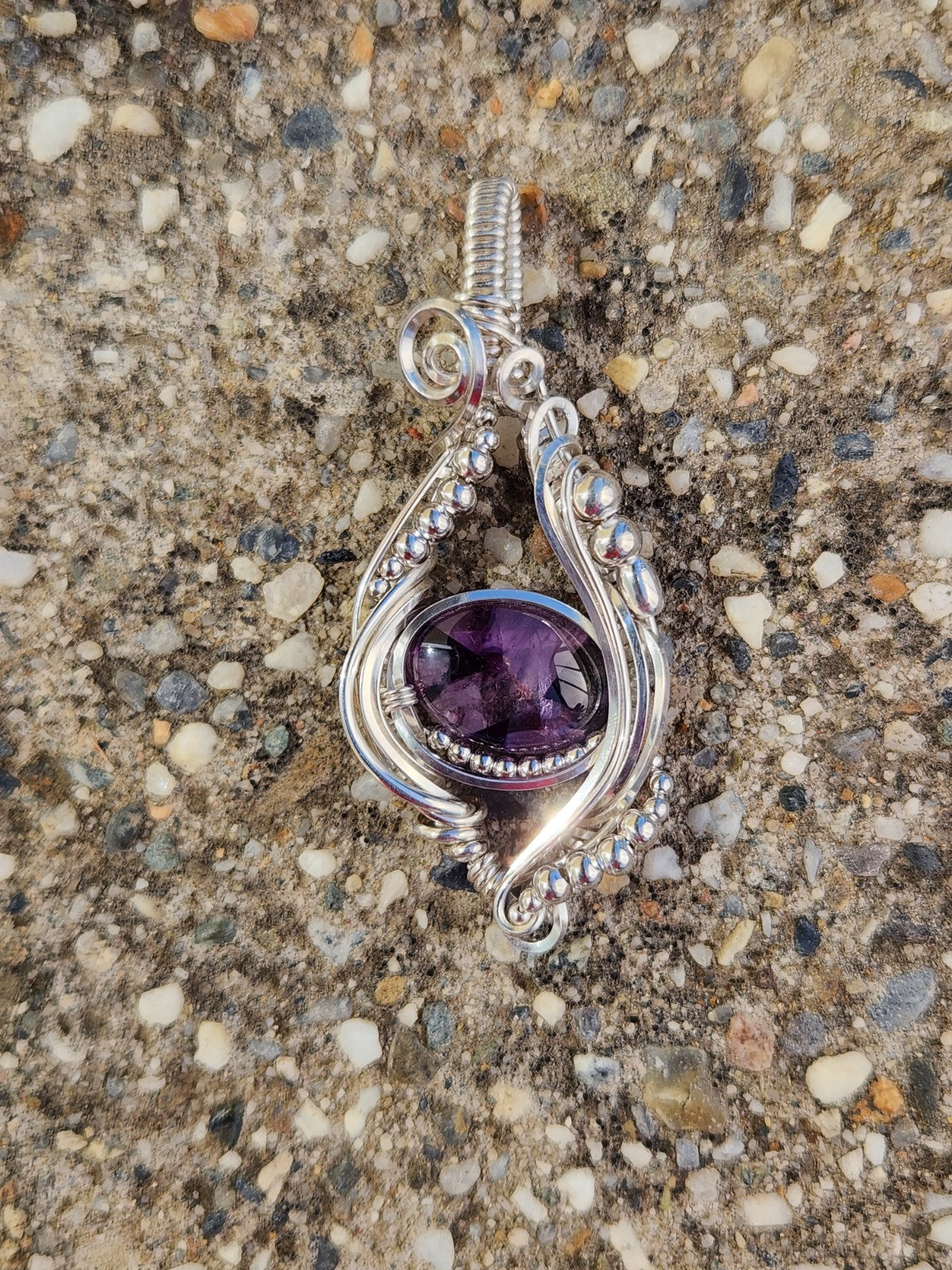 Star Amethyst in Silver