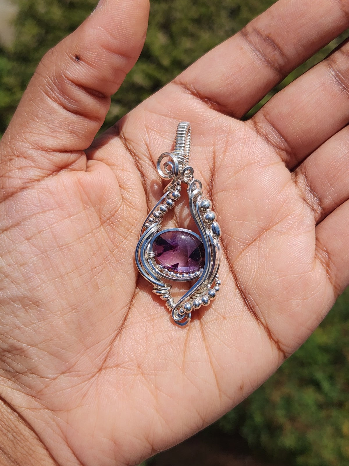 Star Amethyst in Silver