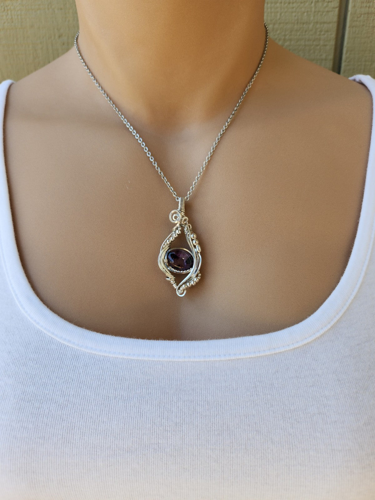 Star Amethyst in Silver
