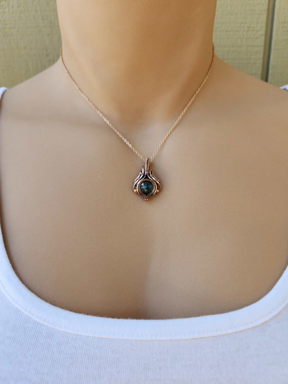 Rose Cut Moss Agate Mini