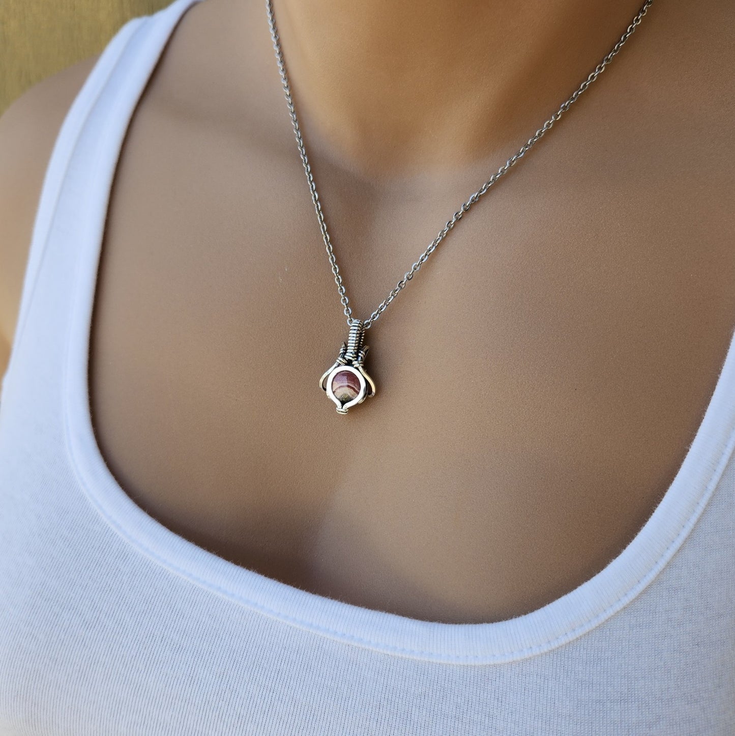 Rose Cut Rhodochrosite Mini