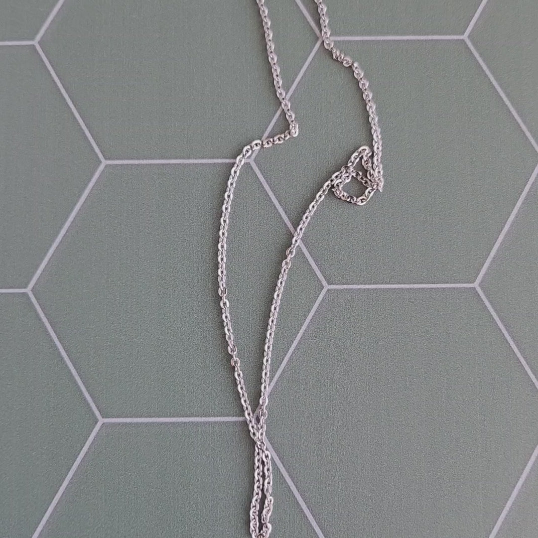 Load and play video in Gallery viewer, Cable link Stainless Steel Chain