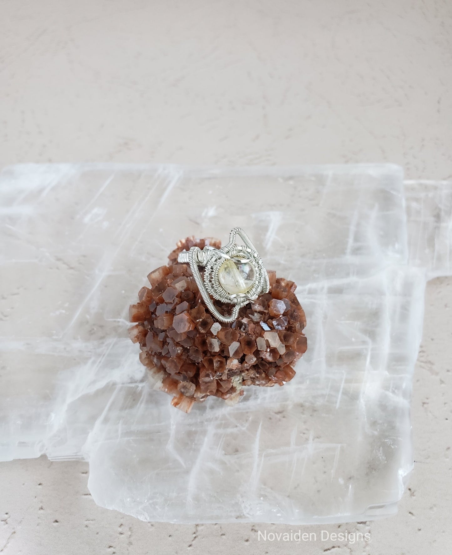 Natural Citrine in Sterling Silver ring
