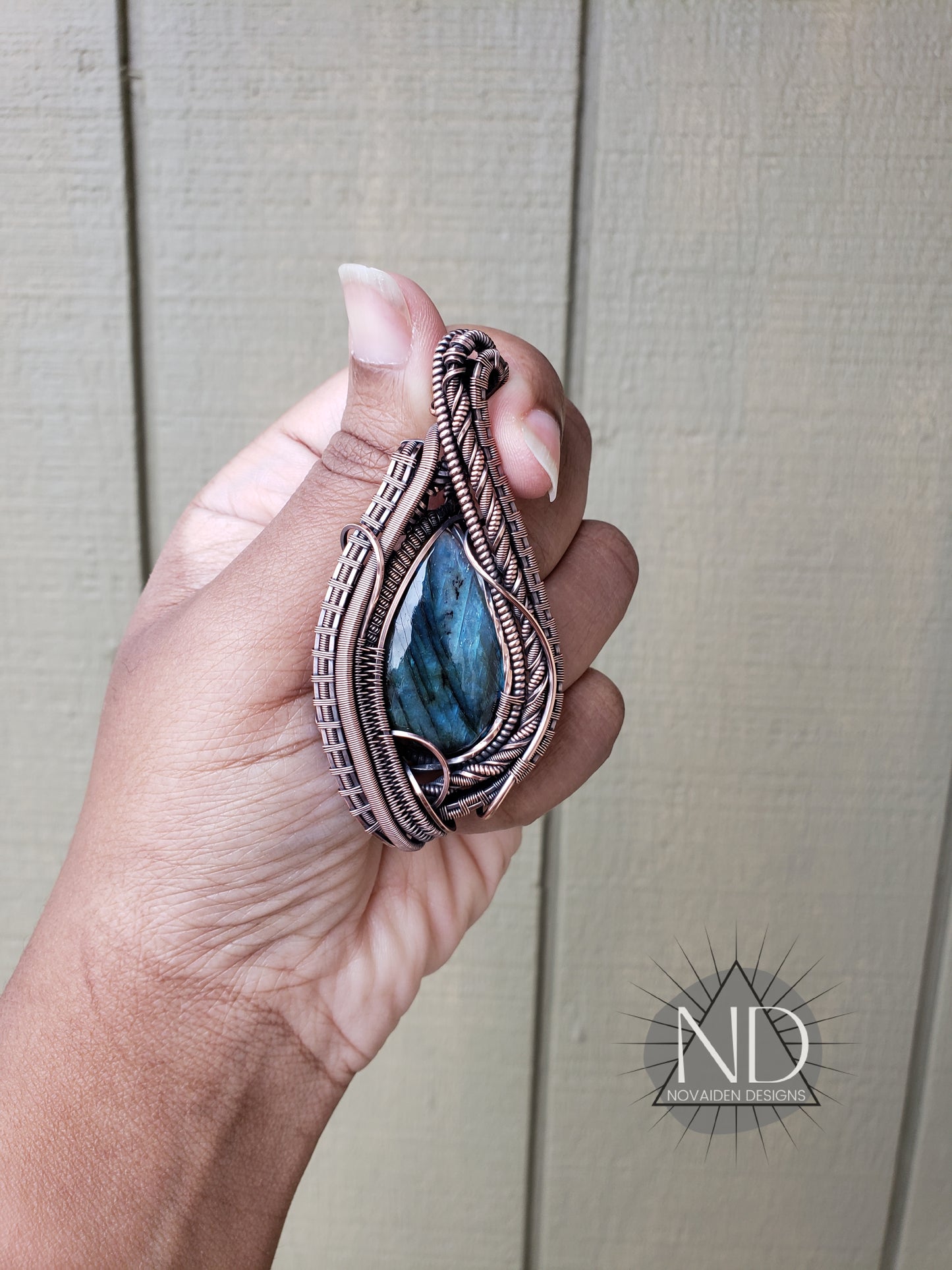 Blue Labradorite Pendant