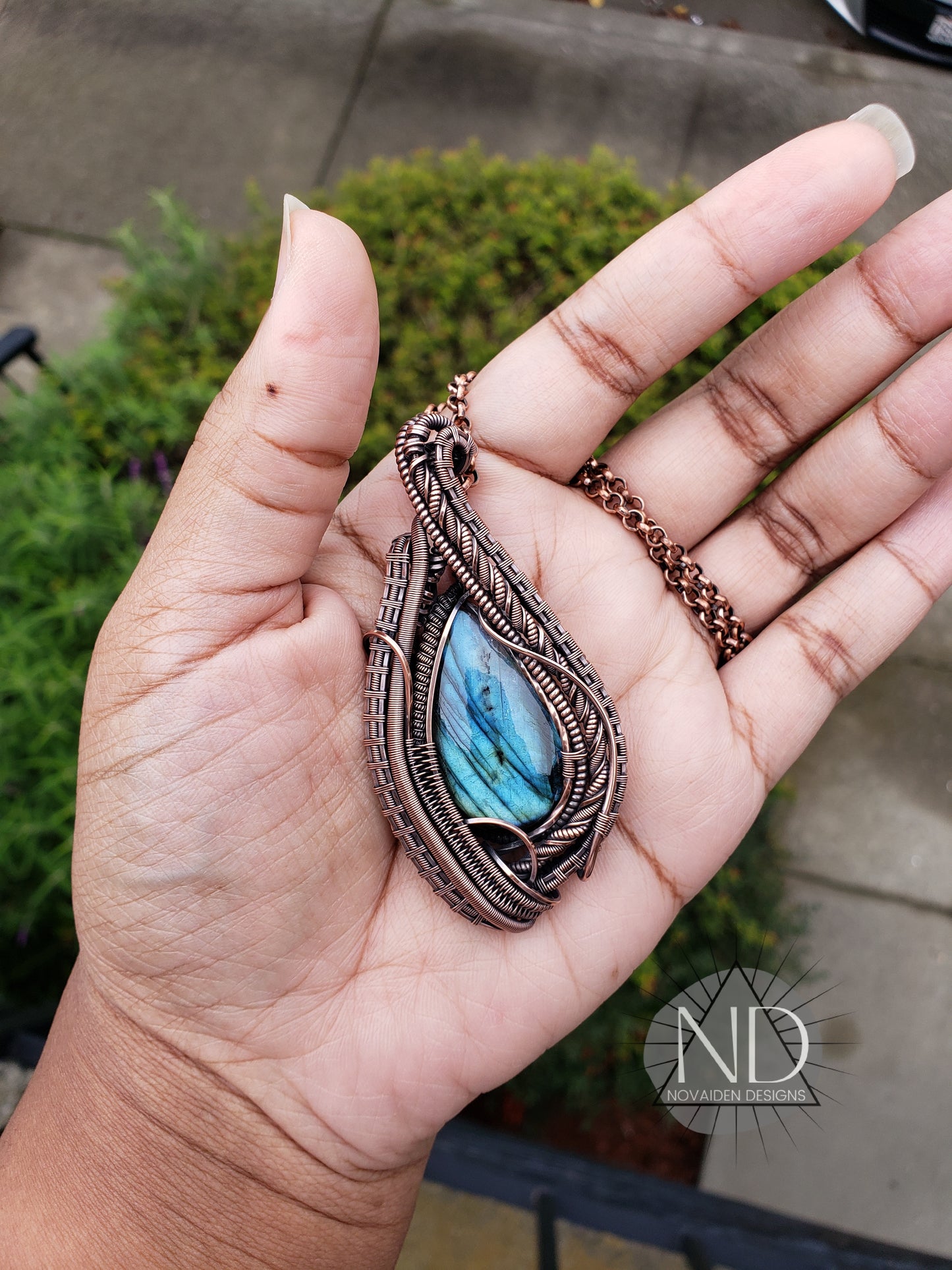 Blue Labradorite Pendant