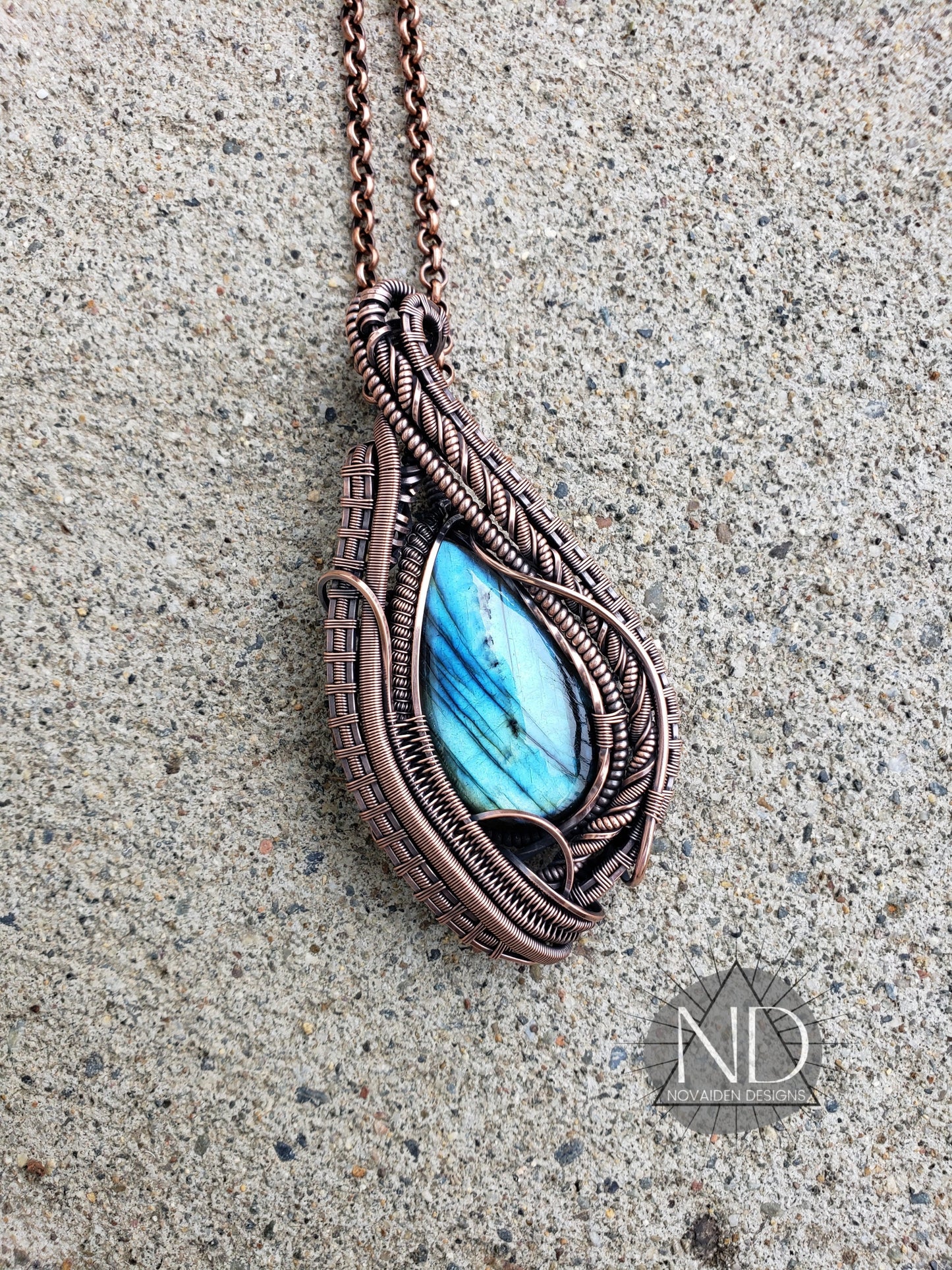 Blue Labradorite Pendant