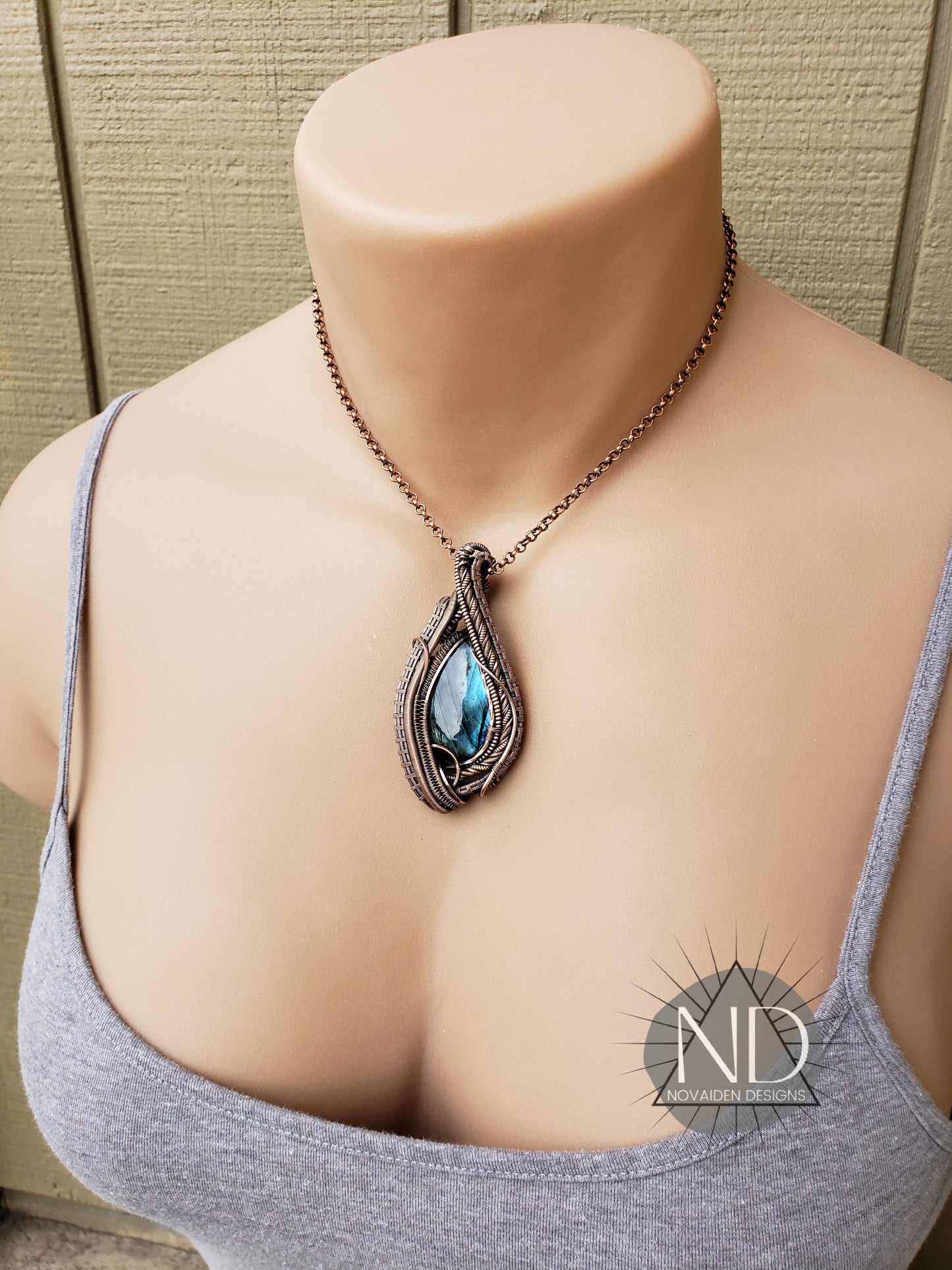 Blue Labradorite Pendant