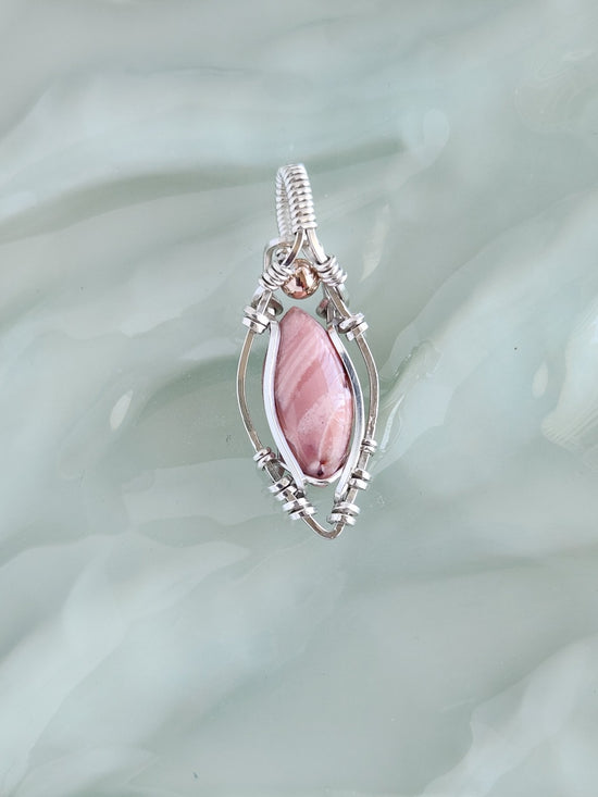 Pink Opal in Sterling Silver