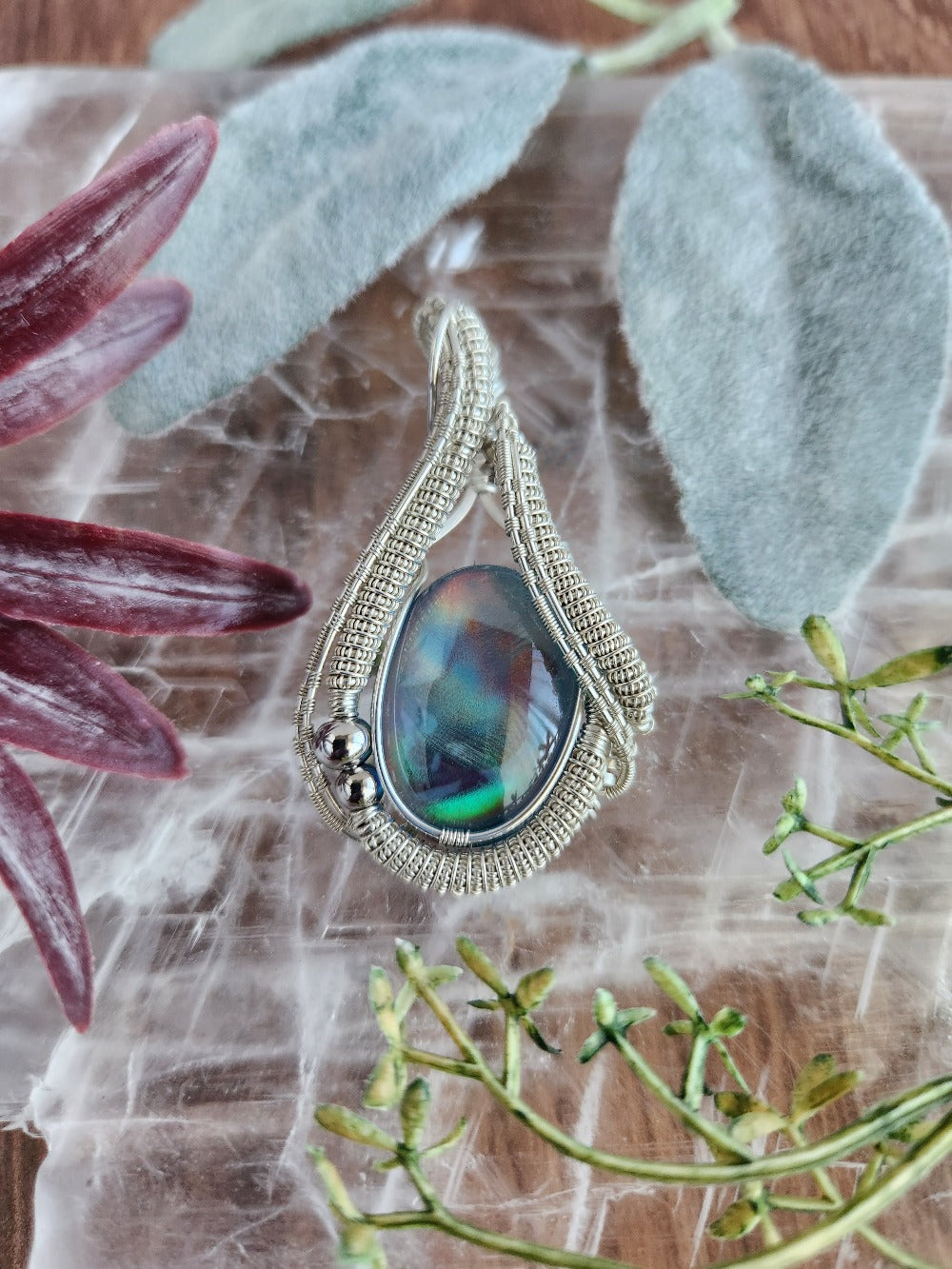 Load image into Gallery viewer, Aurora Opal Glow Pendant
